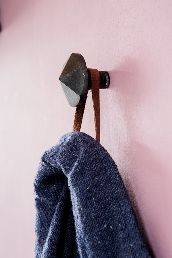 campaign photography Brut Amsterdam color blue wall hooks kitchen by Poppyonto