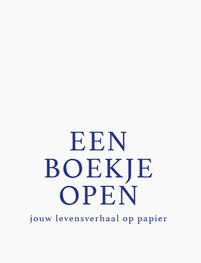 poppyonto - een boekje open Silvie Kamphuis biografie - opmaak layout grafisch ontwerp boek omslag cover