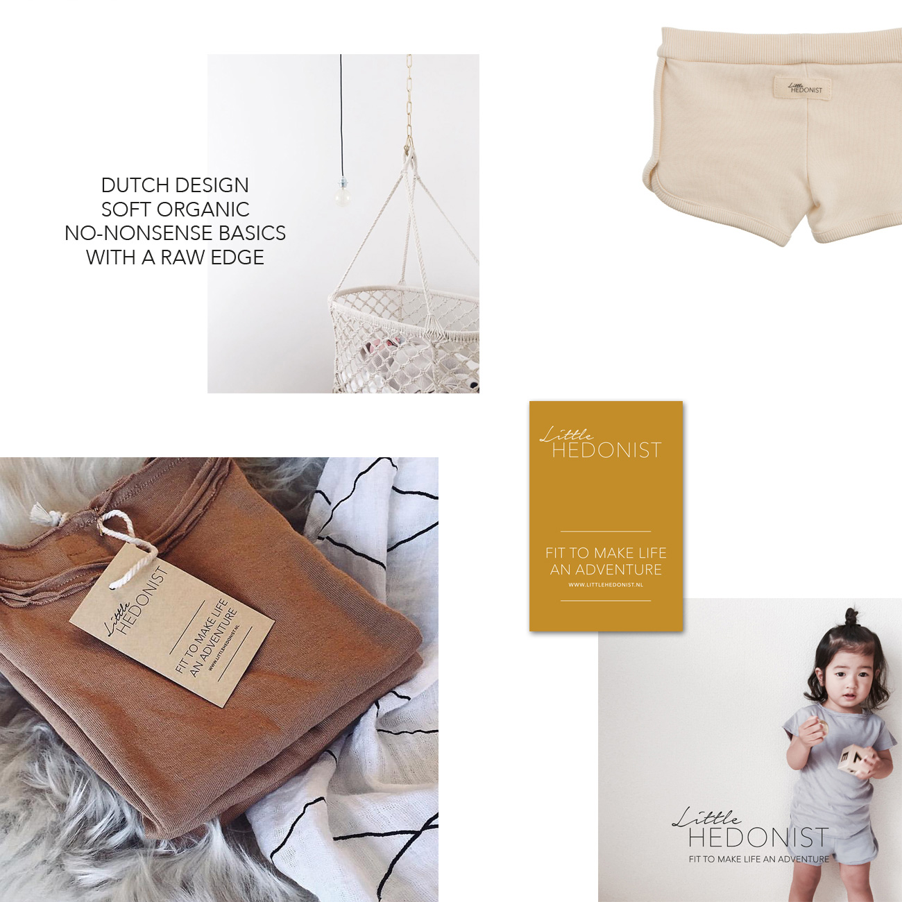 Artworks and designs created for little hedonist such as patterns for swaddles and logo branding hangtags business cards lookbooks posters styling fashion prints for this children fashion and clothing label a dutch brand made by Poppyonto