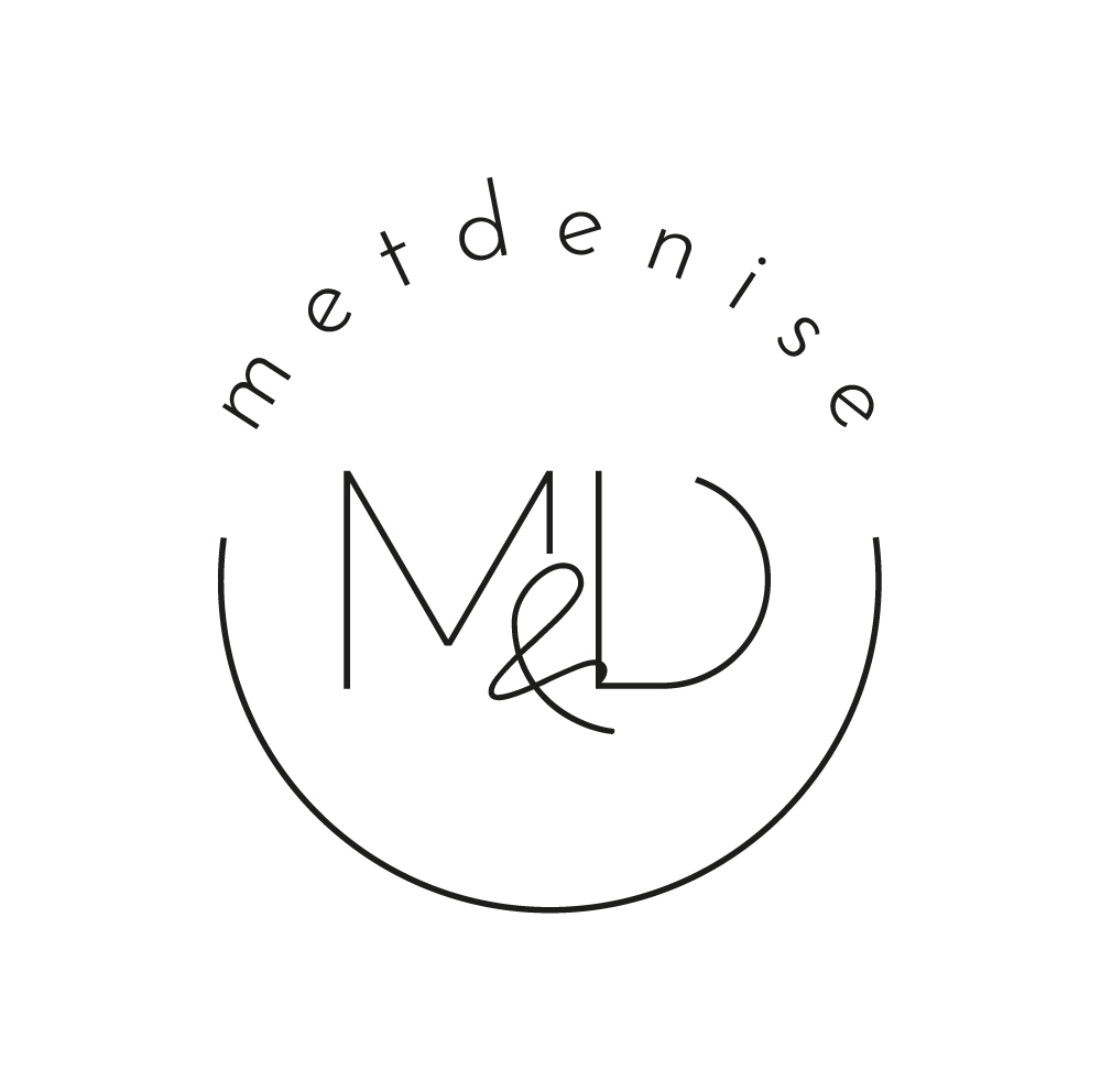 Met Denise logo design branding visual identity by Poppyonto