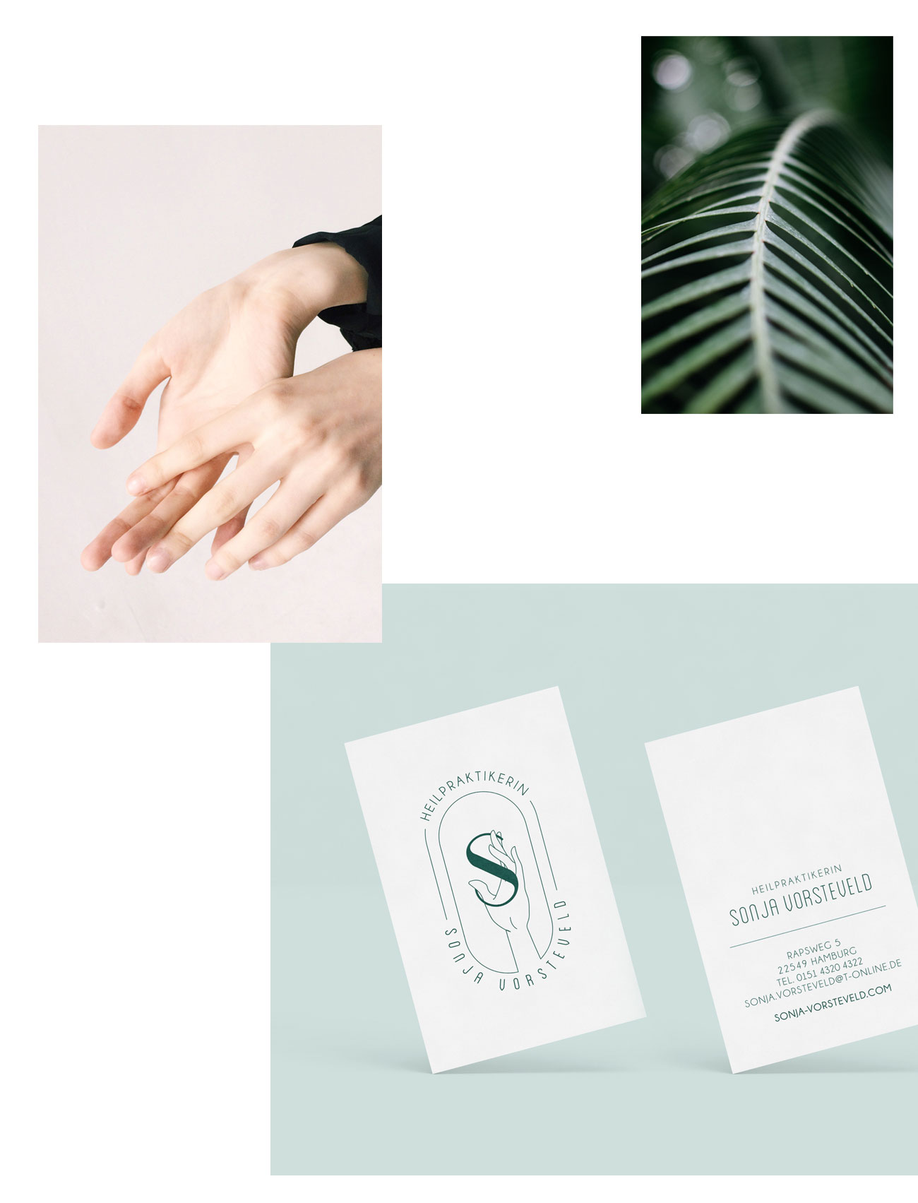 logo design branding and visual identity for Sonja Vorsteveld design by Poppyonto