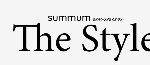 logo design for the Summum Woman blog The Style Edit by Poppyonto